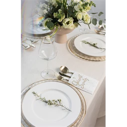 Evőeszköztartó chrzest święty 10x20 cm fehér S/6