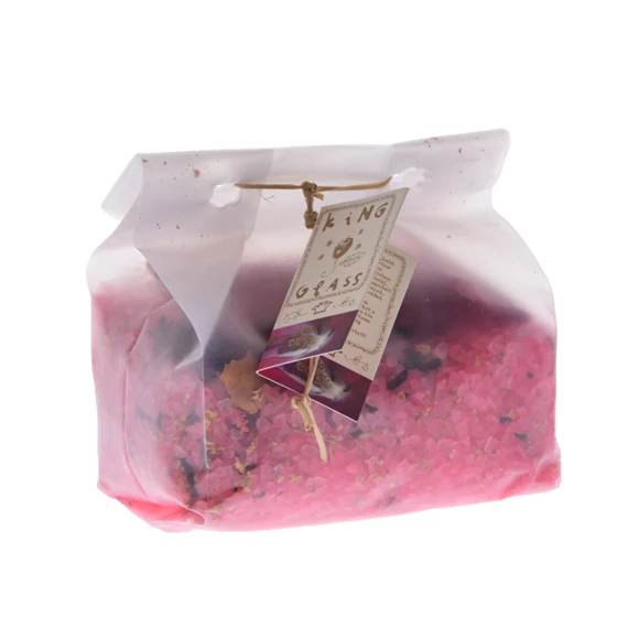 Fürdőkristály - Gyógynövényes, Hibiszkuszos 500 g