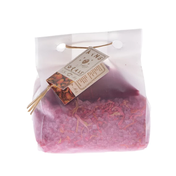 Fürdőkristály  - Gyógynövényes, Rózsás 500 g