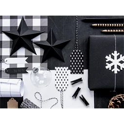 Fa csipeszek fekete 3,5 cm S/10