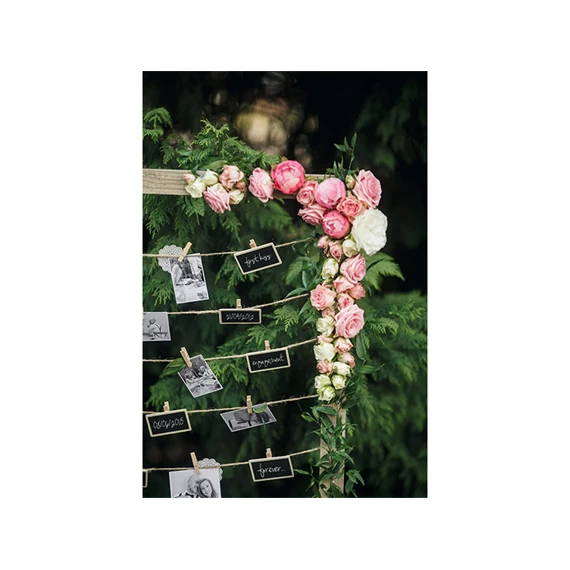 Fa csipeszek természetes fa 3,5 cm S/10