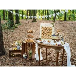 Fa felirat sweet bar fehér 37x10 cm