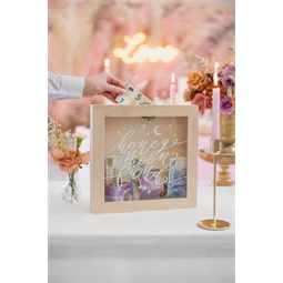 Fa persely nászút alap mix 6x30x30 cm