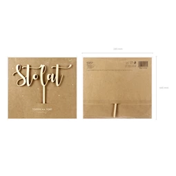 Fa tortadísz sto lat 14 cm