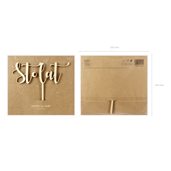 Fa tortadísz sto lat 14 cm