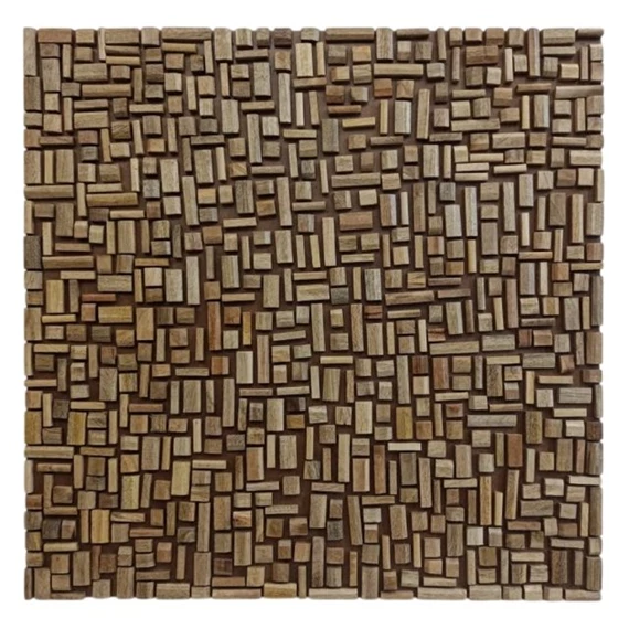 Fali dekoráció, 3D 90x3x90 cm