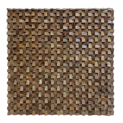 Fali dekoráció, 3D 90x3x90 cm