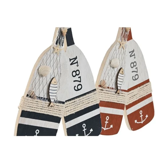 Fali dekoráció evezőlapátok 15x2x48 cm 2 féle