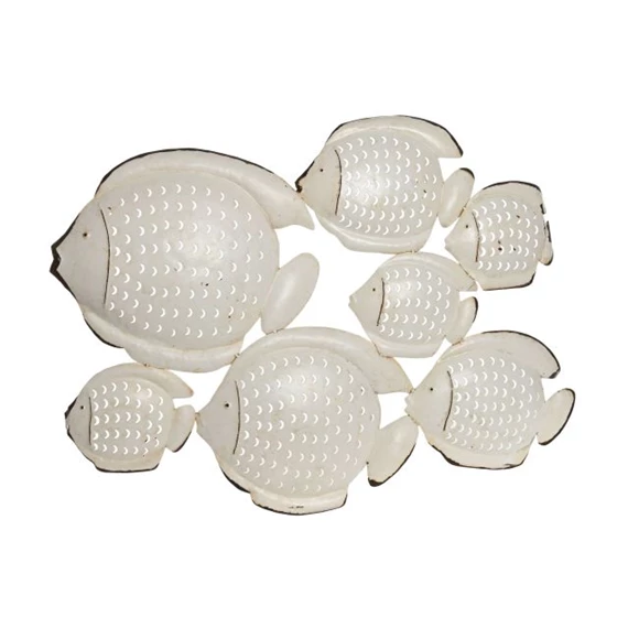 Fali dekoráció halak 91x10x70,5 cm