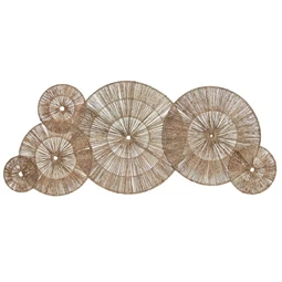 Fali dekoráció körök 116x1x46 cm