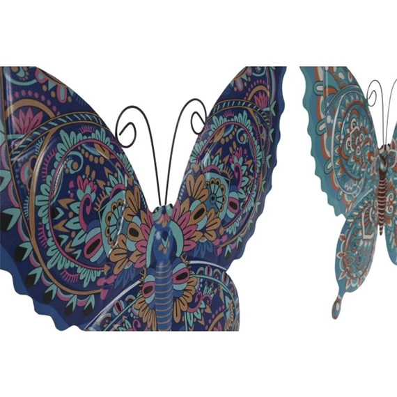 Fali dekoráció pillangó 46x1x33,5 cm 2 féle