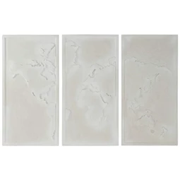 Fali dekoráció szett, térkép 180x4x120 cm S/3