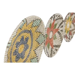 Fali dekoráció 45x7x45 cm S/3