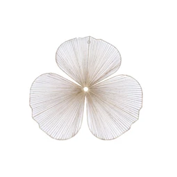 Fali dekoráció, virág 50x1x50 cm S/3