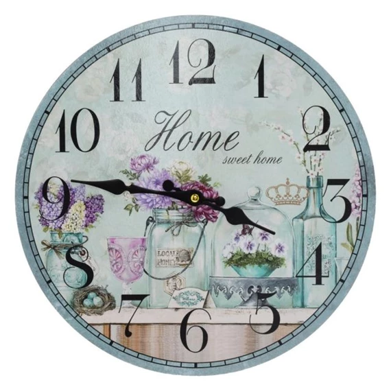 Falióra "Home sweet home" 34x34 cm