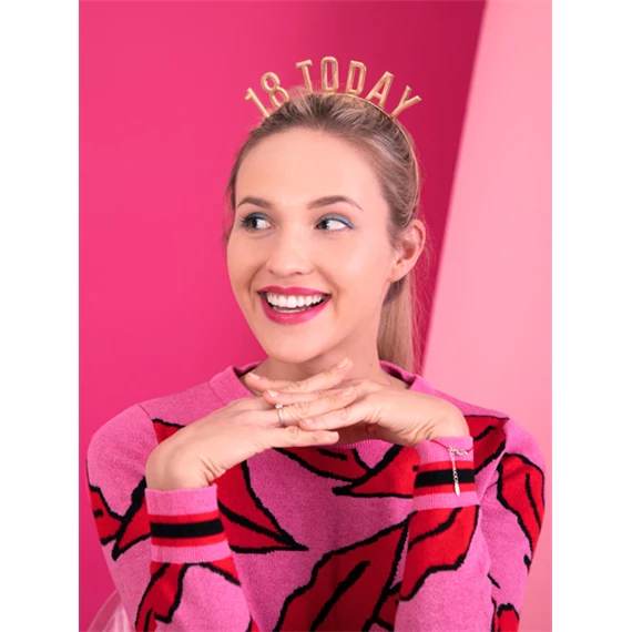 Fejpánt 18, szülinap arany