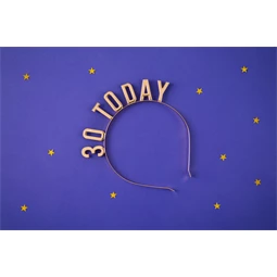 Fejpánt 30, szülinap arany