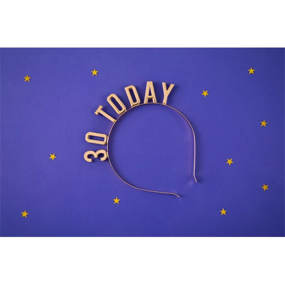 Fejpánt 30, szülinap arany