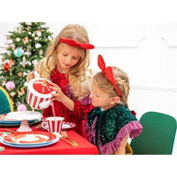 Fejpánt masni piros 18x21 cm