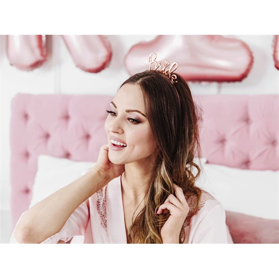 Fejpánt menyasszony rózsaarany