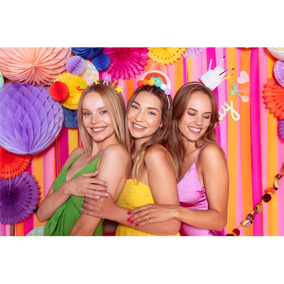 Fejpánt szivárvány mix 14x19,5 cm