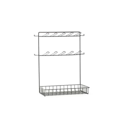 Fém állvány kosárral, töltelék nélkül