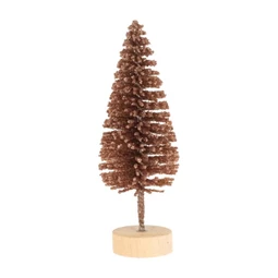 Fenyő dekoráció mini, glitteres 6 cm S/8