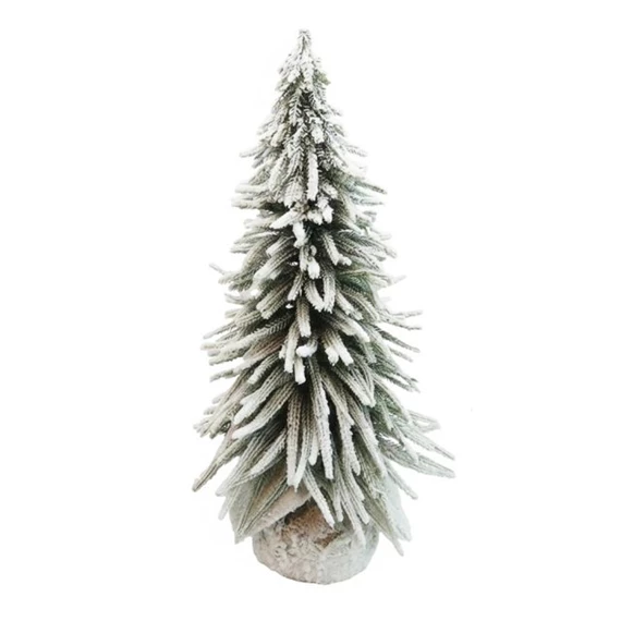 Fenyő zsákban, havas 60 cm