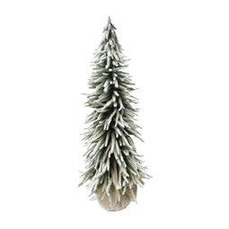 Fenyő zsákban, havas 77 cm
