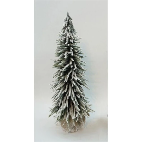 Fenyő zsákban, havas 77 cm