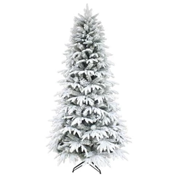 Fenyőfa talppal, havas, 249 ággal 120 cm