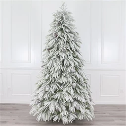 Fenyőfa talppal, havas, 435 ággal 180 cm