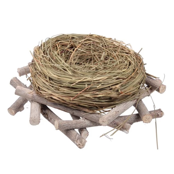 Fészek gallyakkal 17,5x7 cm