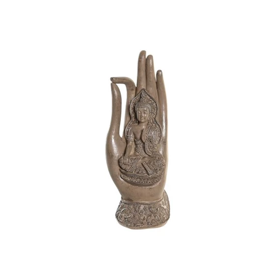 Figura Buddha kézben 9x9x25 cm