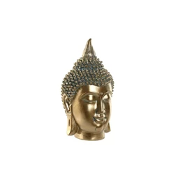 Figure resin 16x15,5x28 buddha aged golden