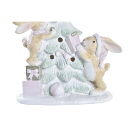 Figura LED-es fenyőfa 13,5x8x16 cm 2 féle