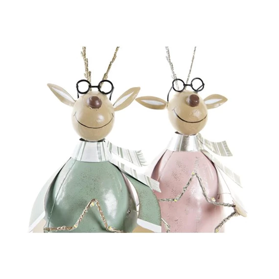 Figura LED-es rénszarvas 9x6x28 cm 2 féle