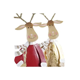 Figura LED-es rénszarvas 8x4x30 cm 2 féle