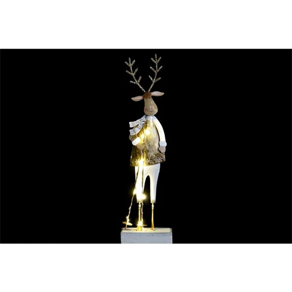 Figura LED-es rénszarvas 8x4x30 cm 2 féle