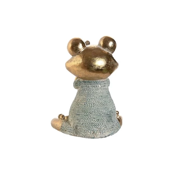 Figura jógázó béka 12x8,7x15,5 cm 3 féle