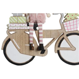 Figura bicikli 21x2x21 cm 2 féle