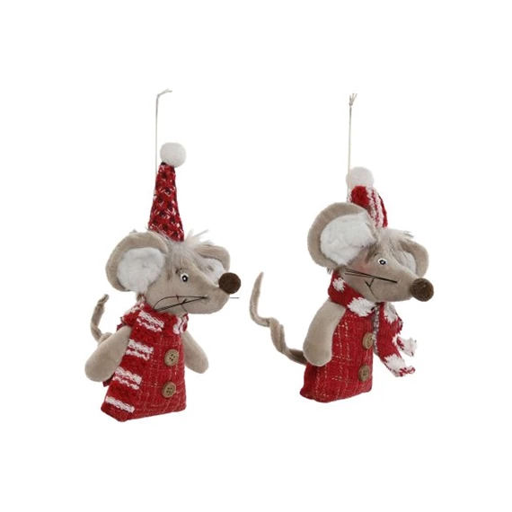 Figura egér akasztós 26x20x18 cm 2 féle