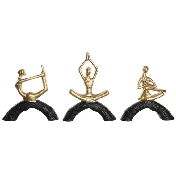 Figura jóga 28x7x35 cm 3 féle