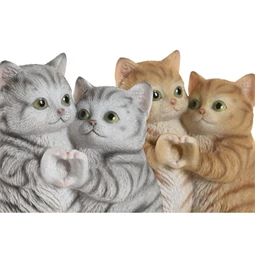 Figura macskák 13,5x9x18 cm 2 féle