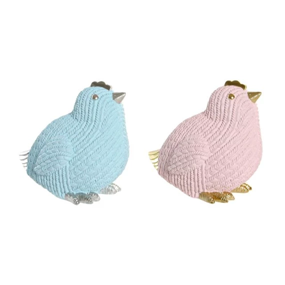 Figura madár 15,5x12x14,5 cm 2 féle