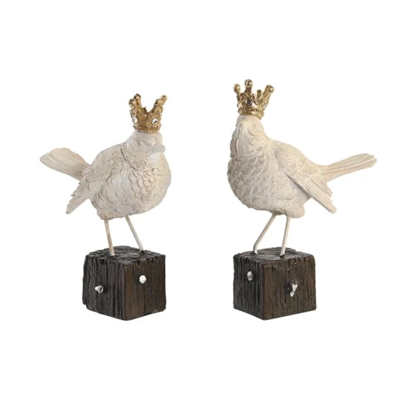 Figura madár 13x6x15,5 cm 2 féle