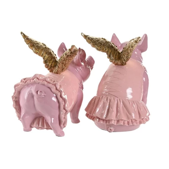 Figura malac 19x11x17 cm 2 féle