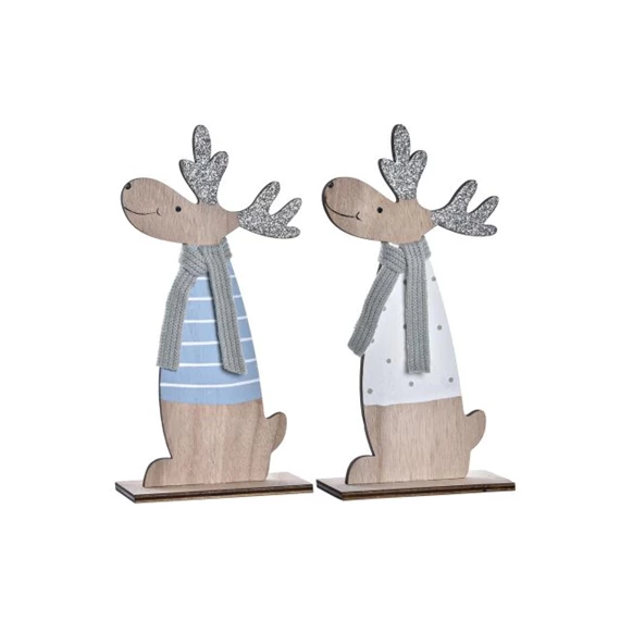 Figura rénszarvas 12x4,5x24 cm 2 féle