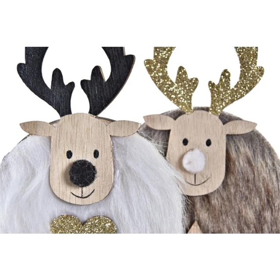 Figura rénszarvas 6,8x3x15 cm 2 féle
