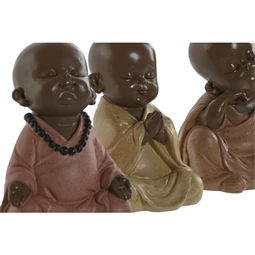 Figura szerzetes 10,5x9x13,5 cm 3 féle